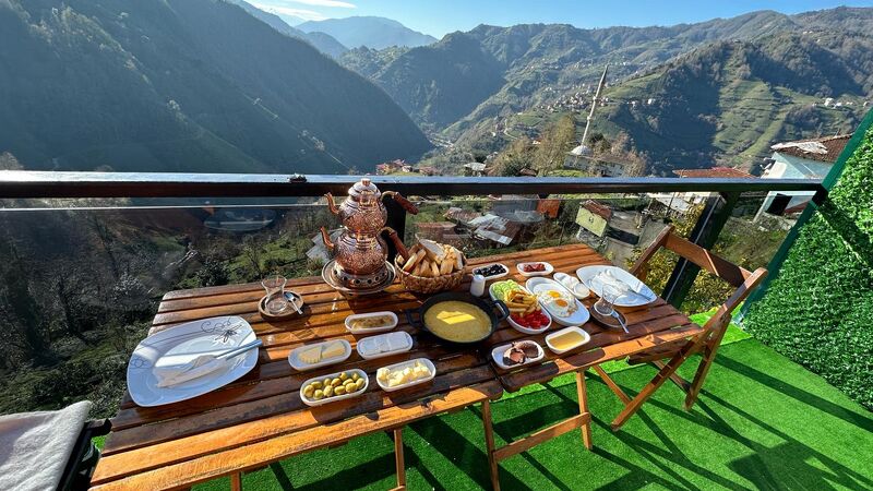 Rize Ardeşen Cami Mevkii 2 Kişilik Doğa Manzaralı Bungalov SFR2000-2