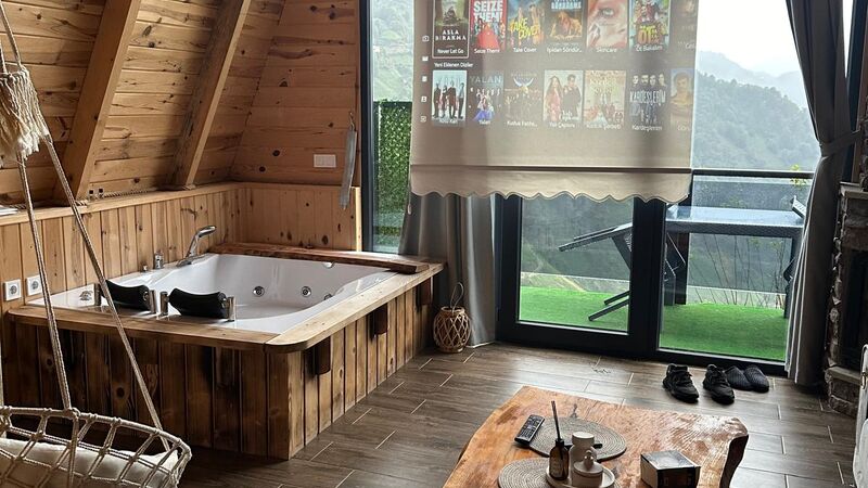 Rize Ardeşen Cami Mevkii 2 Kişilik Doğa Manzaralı Bungalov SFR2000-2