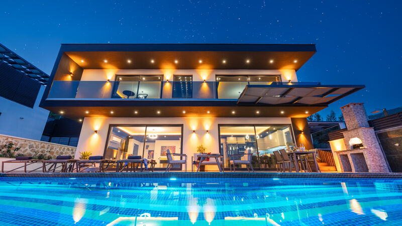 Antalya Kalkan İslamlar Mevkii 4 Kişilik Korunaklı Villa Güney SFR3000-3
