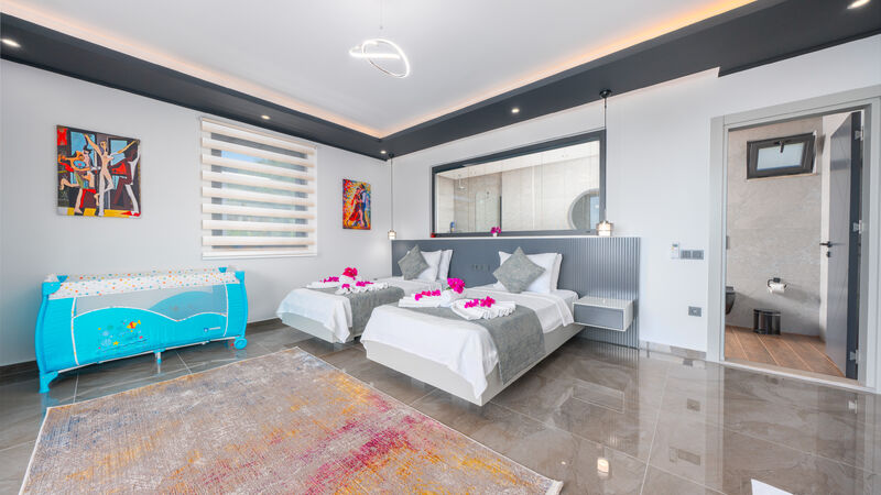 Antalya Kalkan İslamlar Mevkii 4 Kişilik Korunaklı Villa Güney SFR3000-3